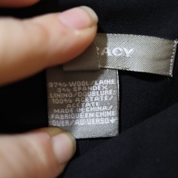 Ellen Tracy Black Sleeveless Sheath Midi Dress 10 - Picture 9 of 11